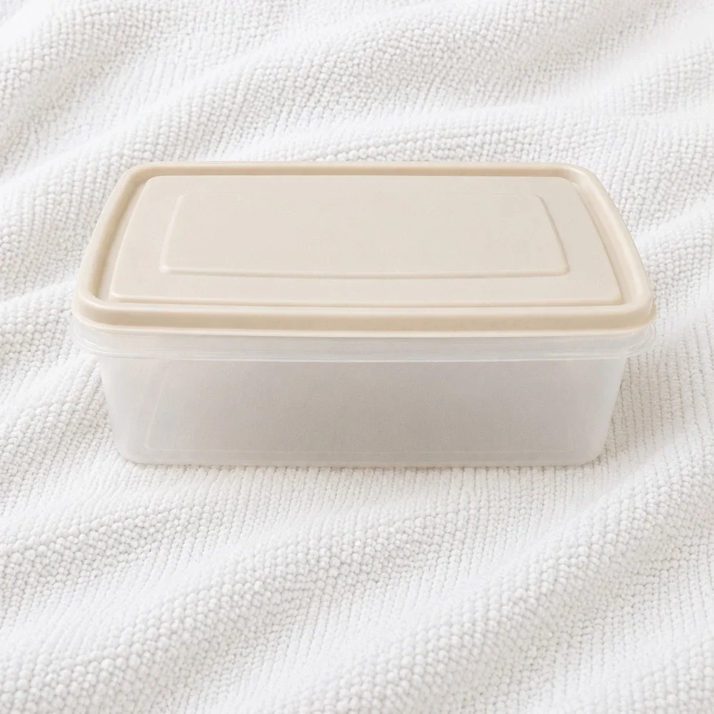 Rubbermaid Servin Saver #12 60 Oz Rectangular Container + Lid Almond Vintage USA
